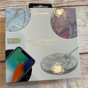 NEW never opened Wireless Charging Marble Pad, Color: White